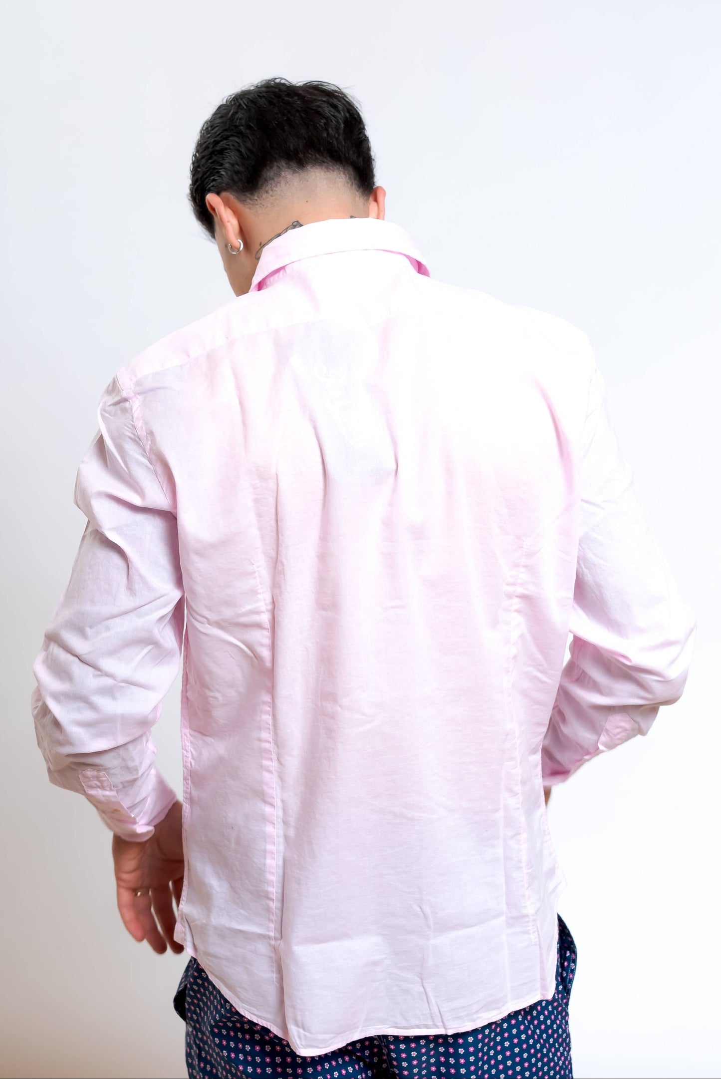 Camicia St. Barth in Cotone Rosa