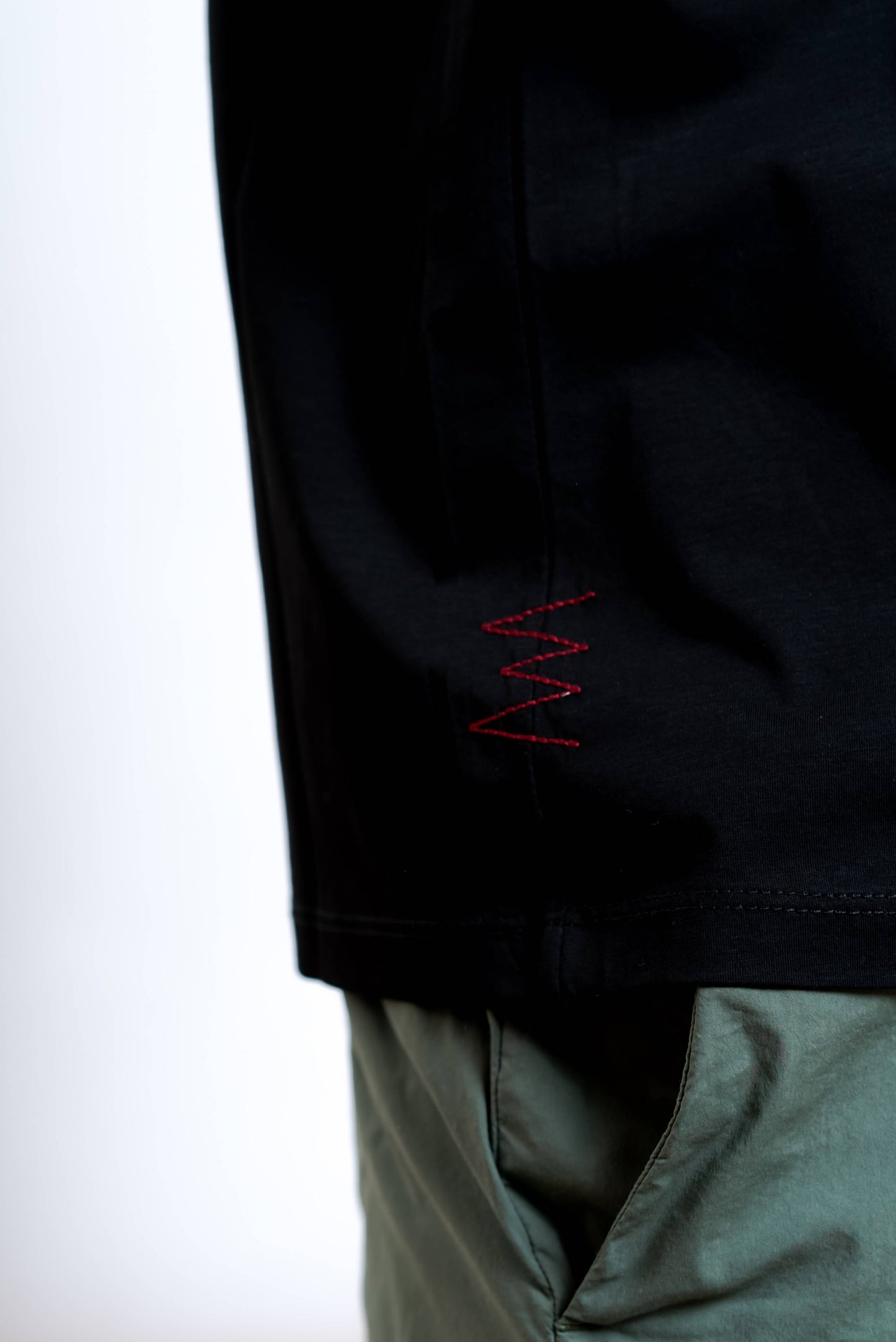 T-Shirt Basic in Jersey di Cotone Nero