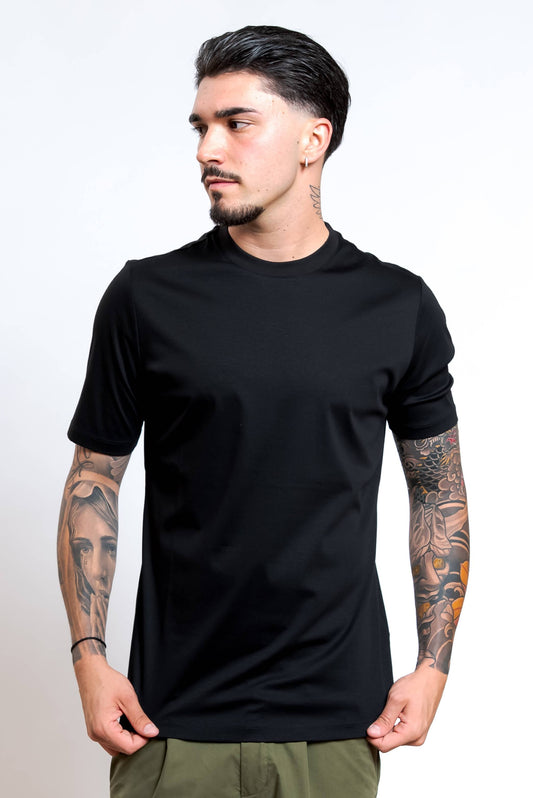T-shirt in Cotone Nero