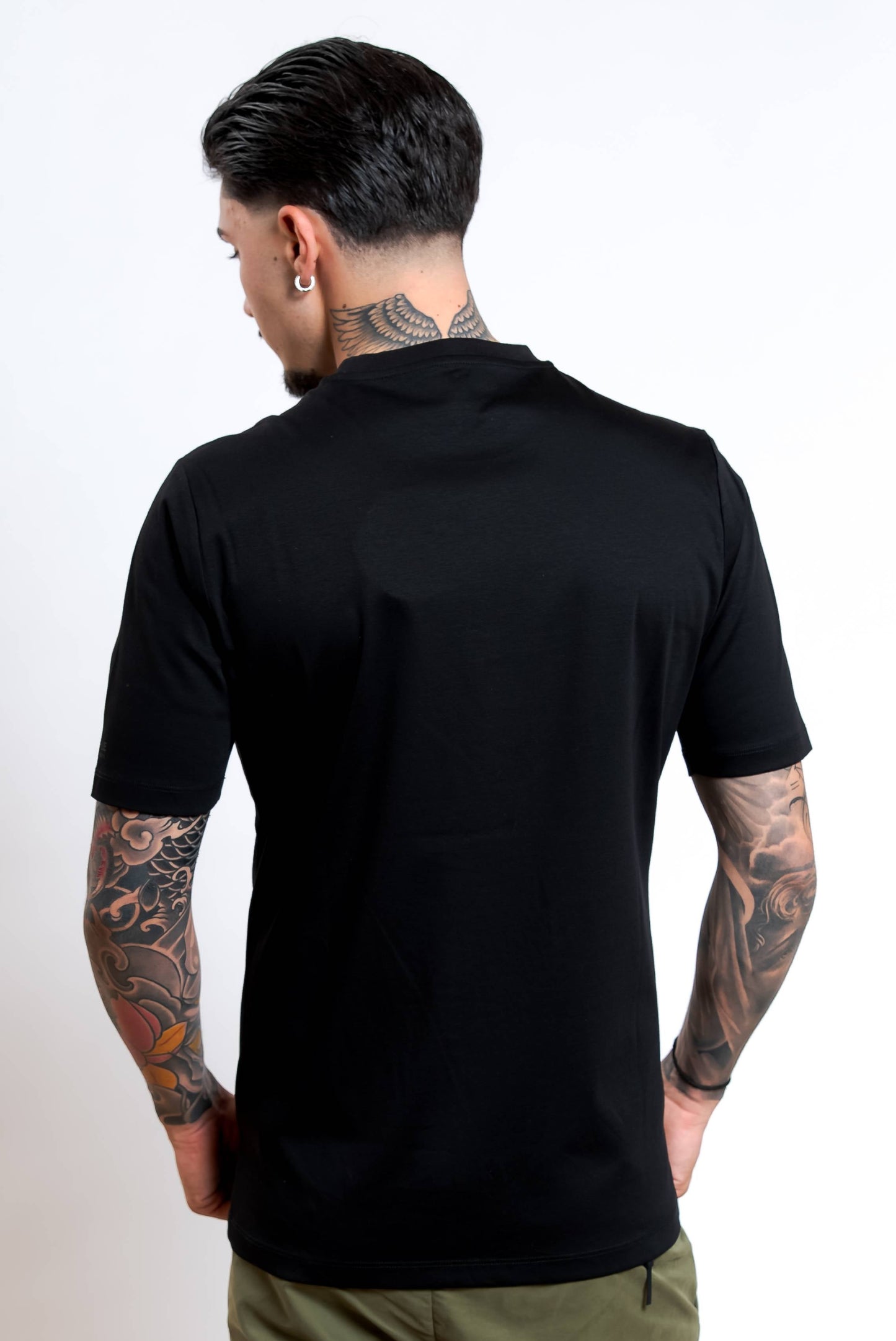 T-shirt in Cotone Nero