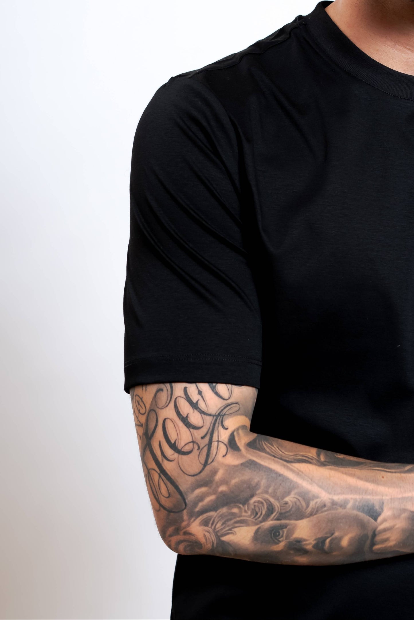 T-shirt in Cotone Nero