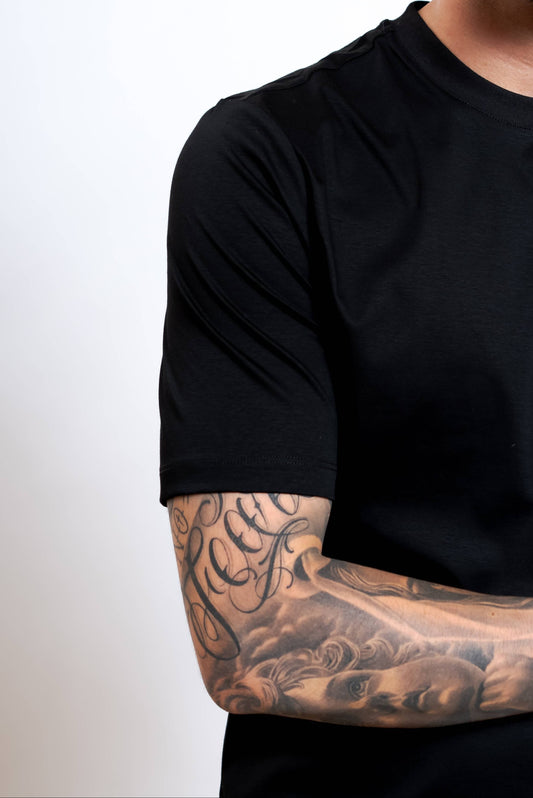 T-shirt in Cotone Nero