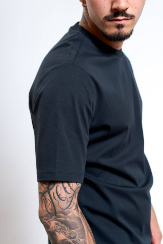 T-shirt in Cotone Blu