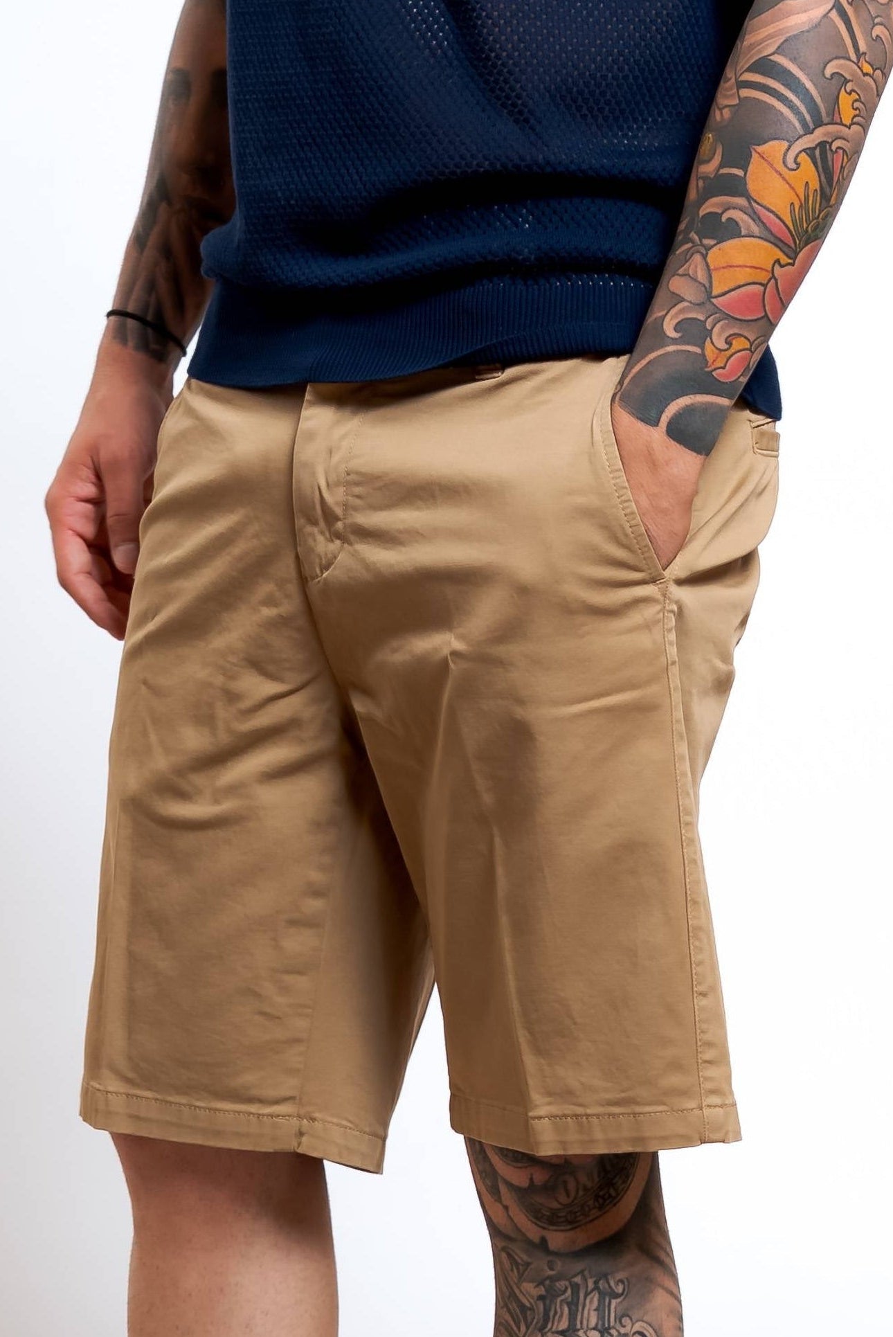 Bermuda College Read in Cotone Beige