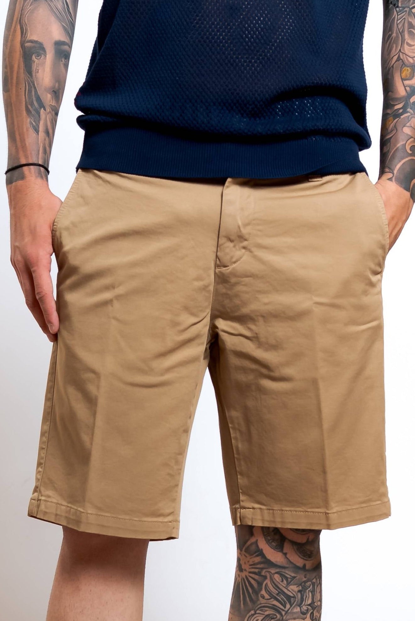 Bermuda College Read in Cotone Beige
