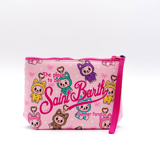 Pochette Aline Puppy Charms Rosa