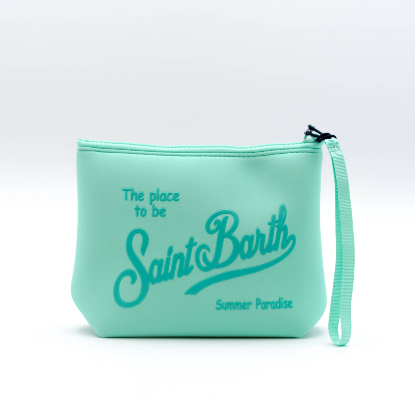 Pochette Aline in Neoprene Verde Acqua