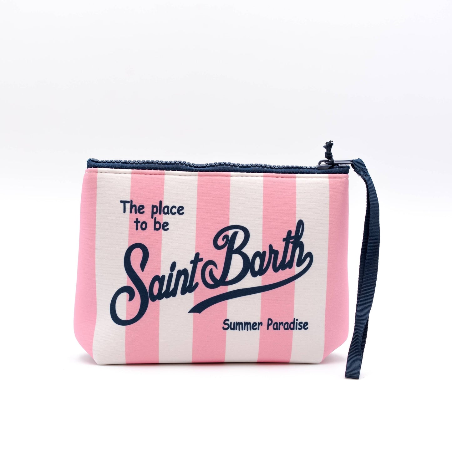 Pochette Aline Stripes Pop Bianca e Rosa