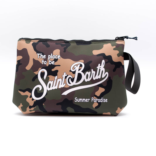 Pochette Aline L con Stampa Camouflage