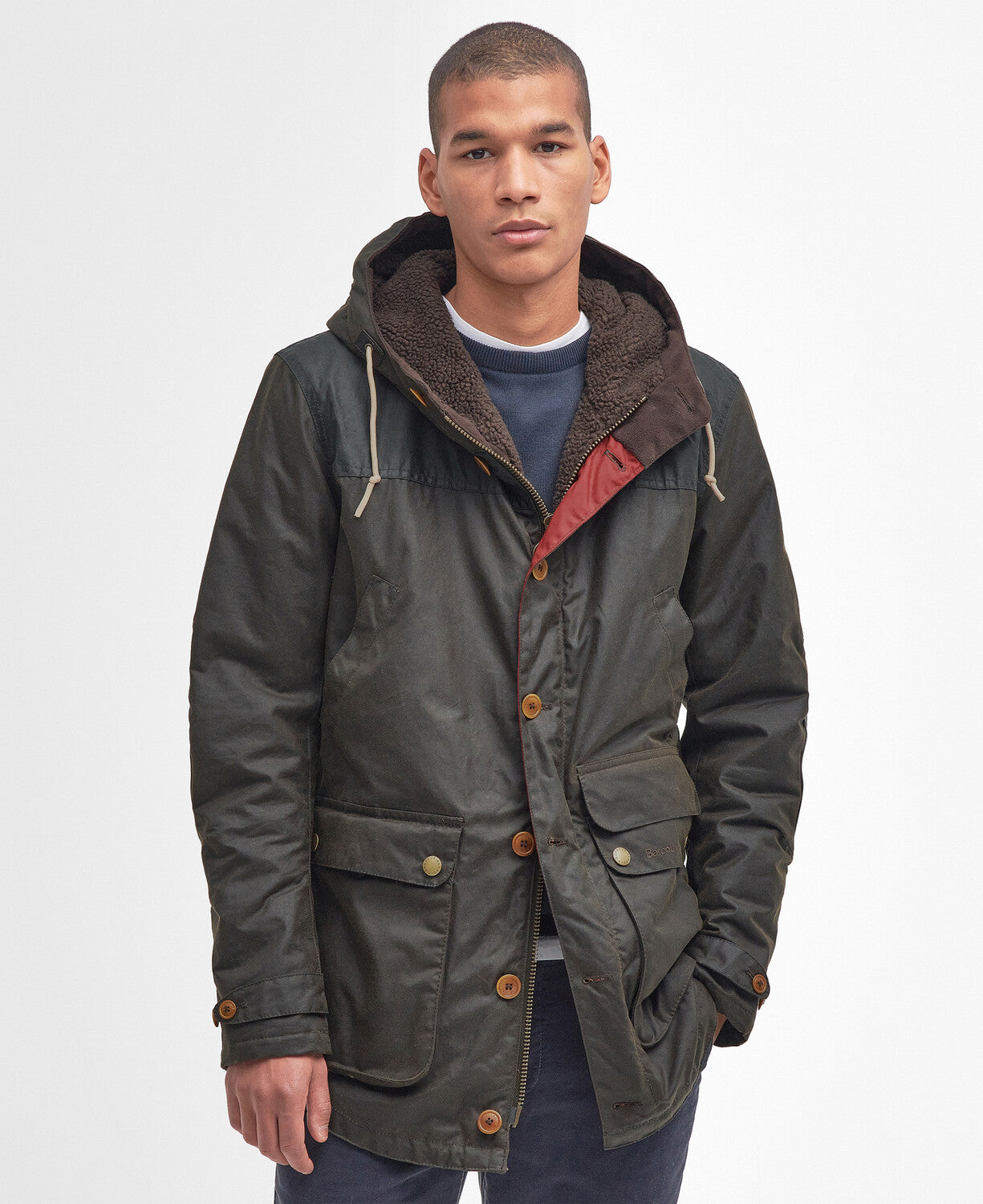 Parka Game in Cotone Cerato Verde