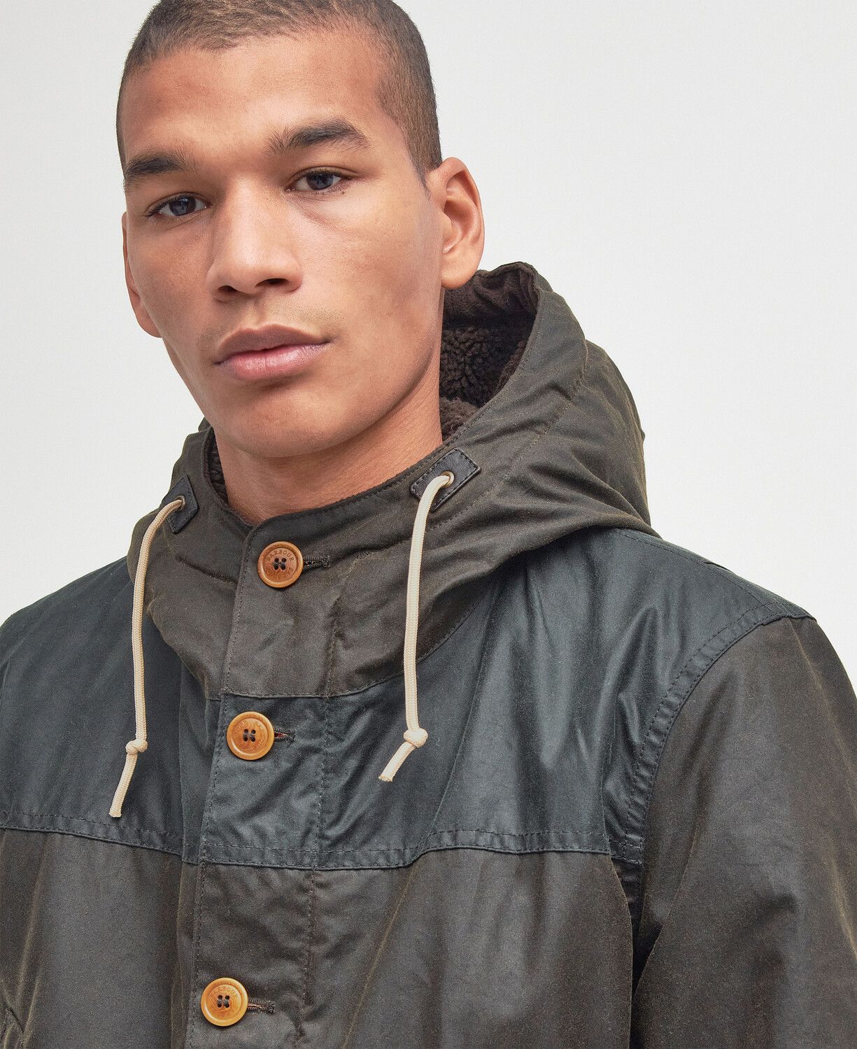 Parka Game in Cotone Cerato Verde
