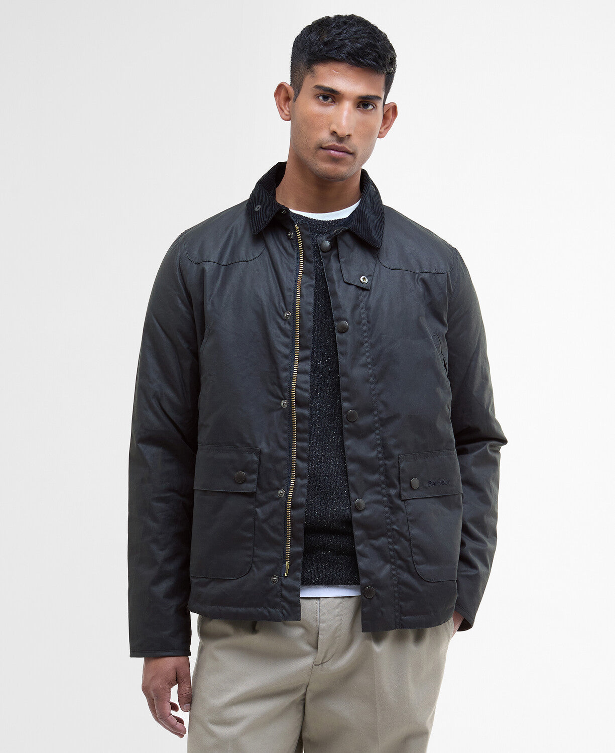 Giacca Reelin in Cotone Cerato Blu