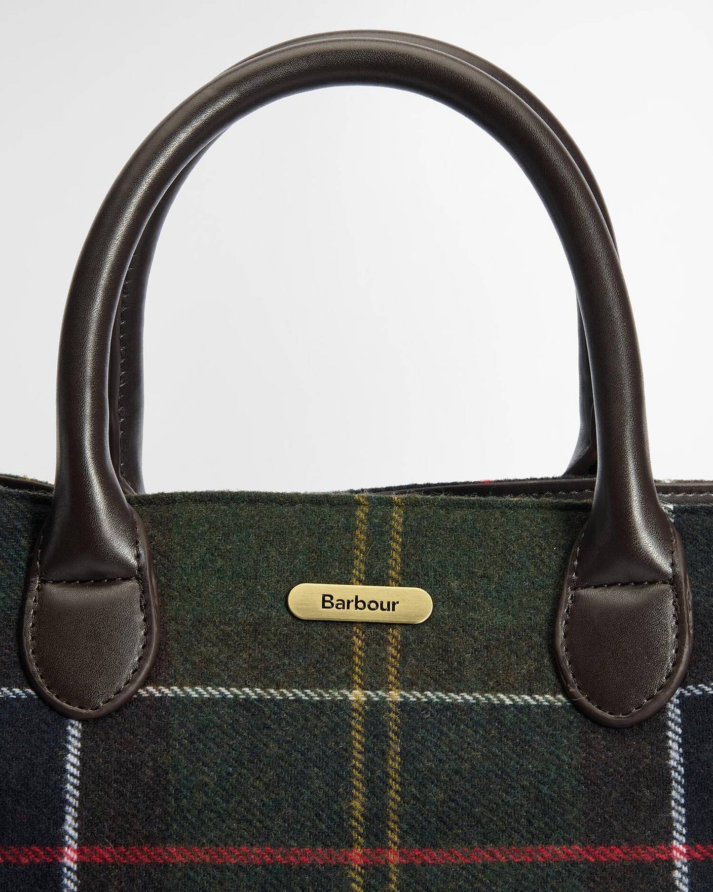 Borsa Barrhill Tartan Verde e Marrone