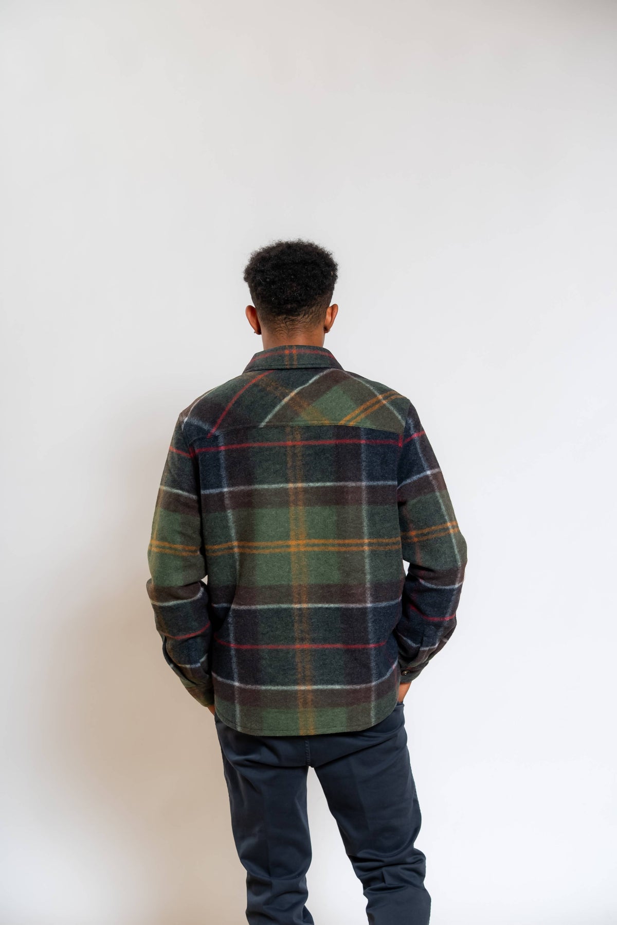 Overshirt Woodlane in Misto Lana Tartan
