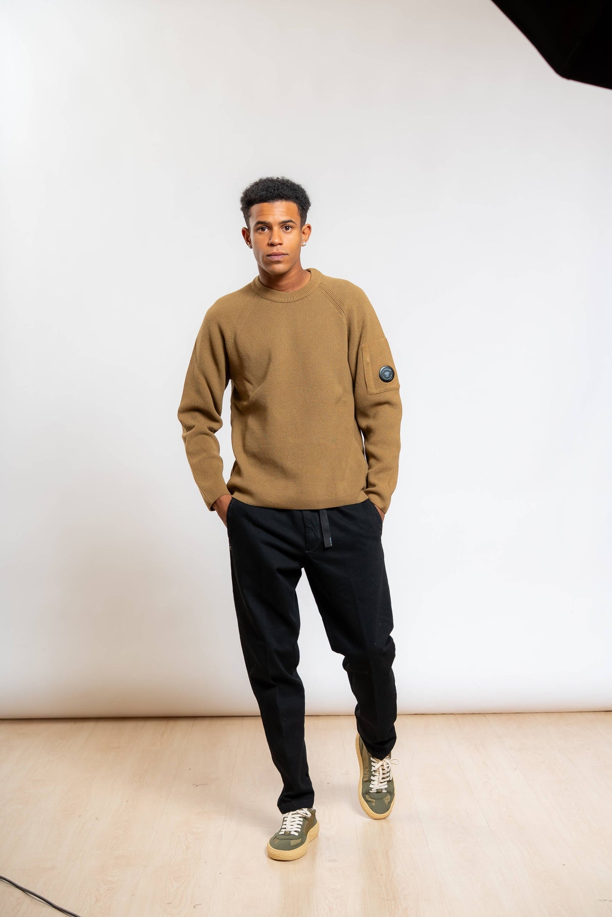 Pantalone Greg in Cotone Nero