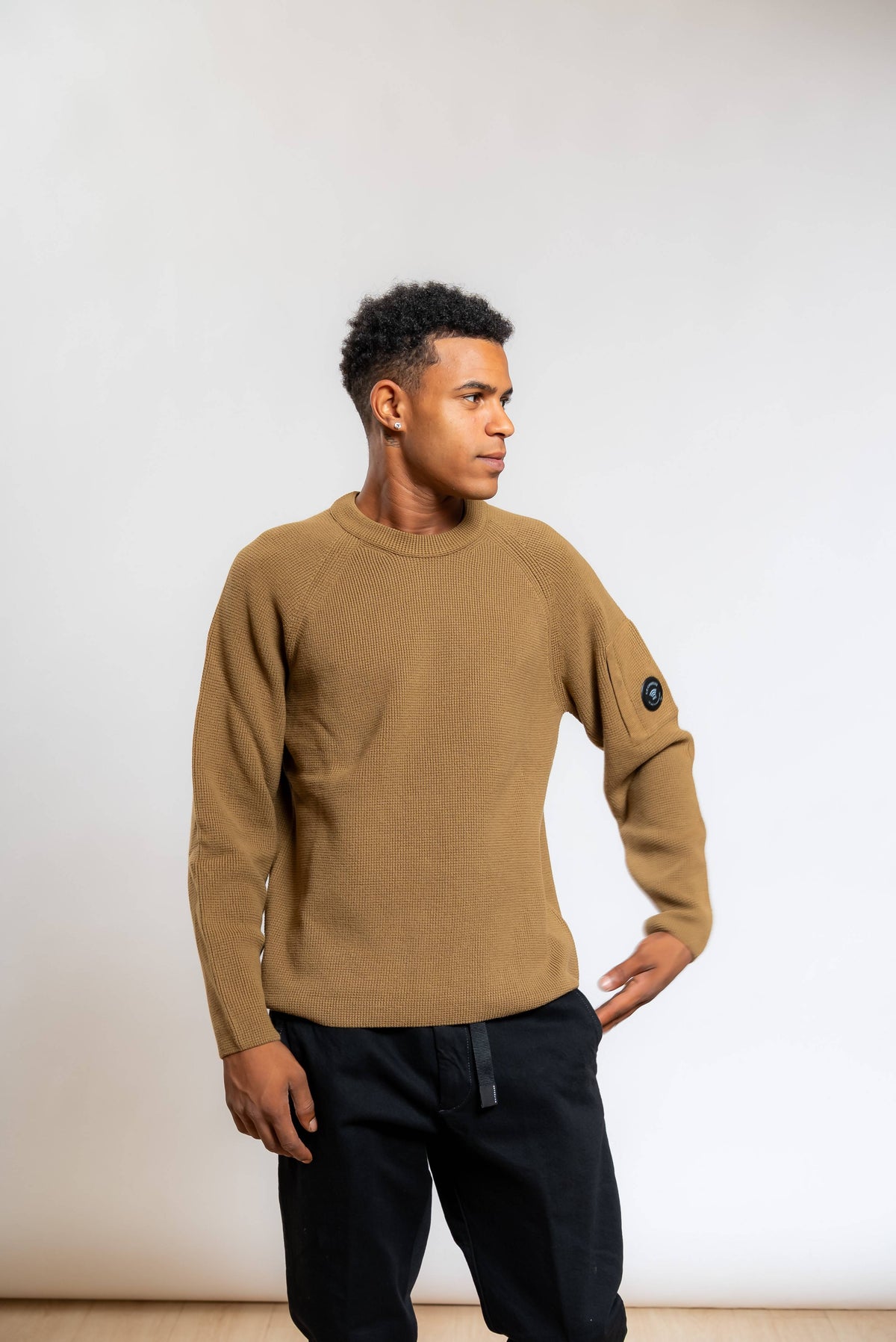 Pantalone Greg in Cotone Nero