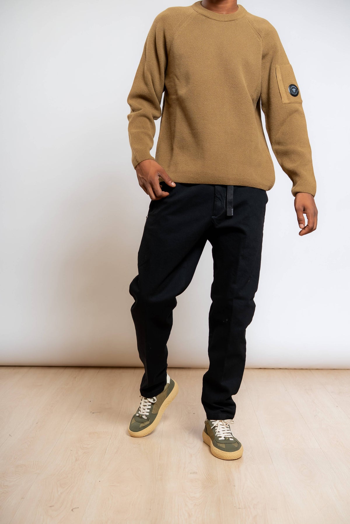 Pantalone Greg in Cotone Nero