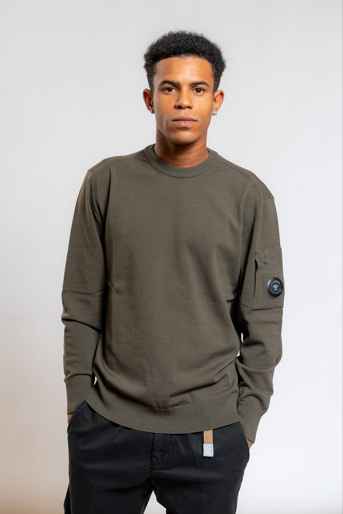Maglia in Lana Merino Verde