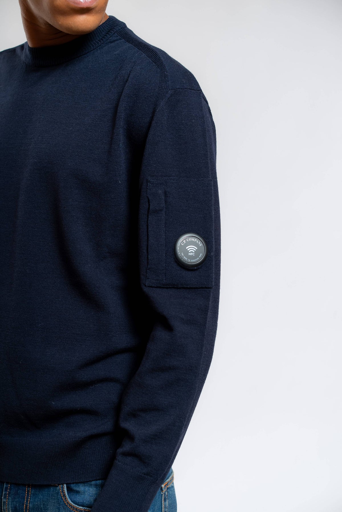 Maglia in Lana Merino Blu