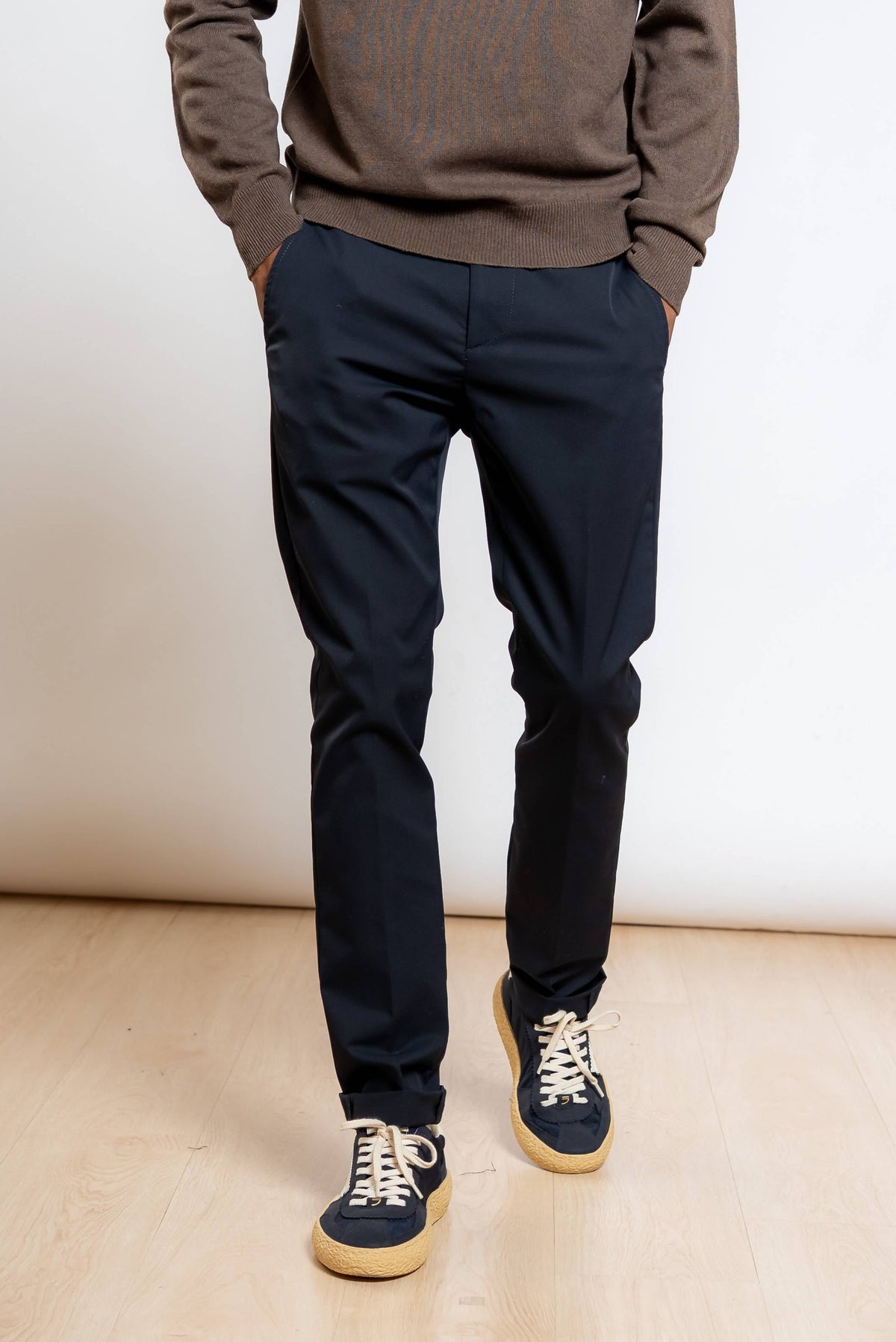 Pantalone Gaubert in Tessuto Tecnico Blu