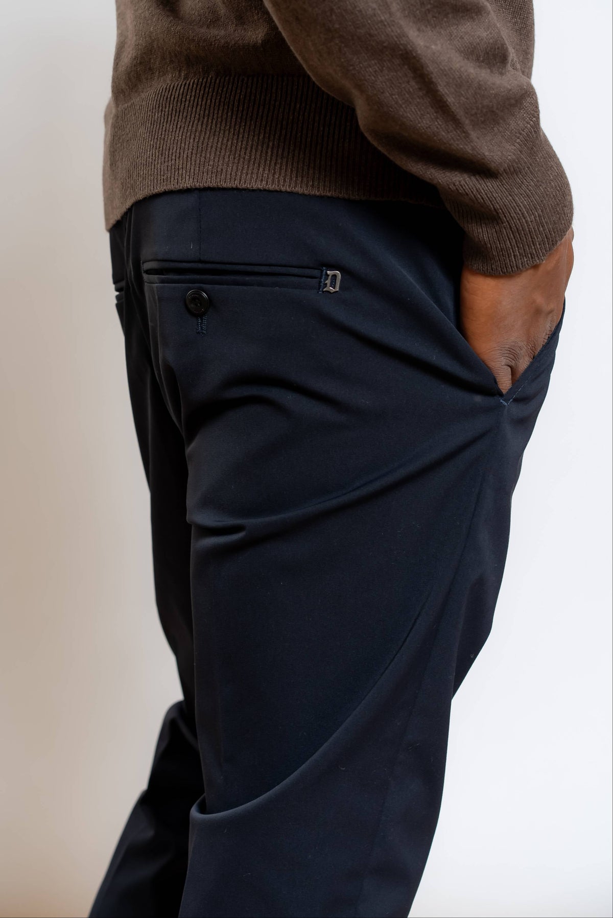 Pantalone Gaubert in Tessuto Tecnico Blu