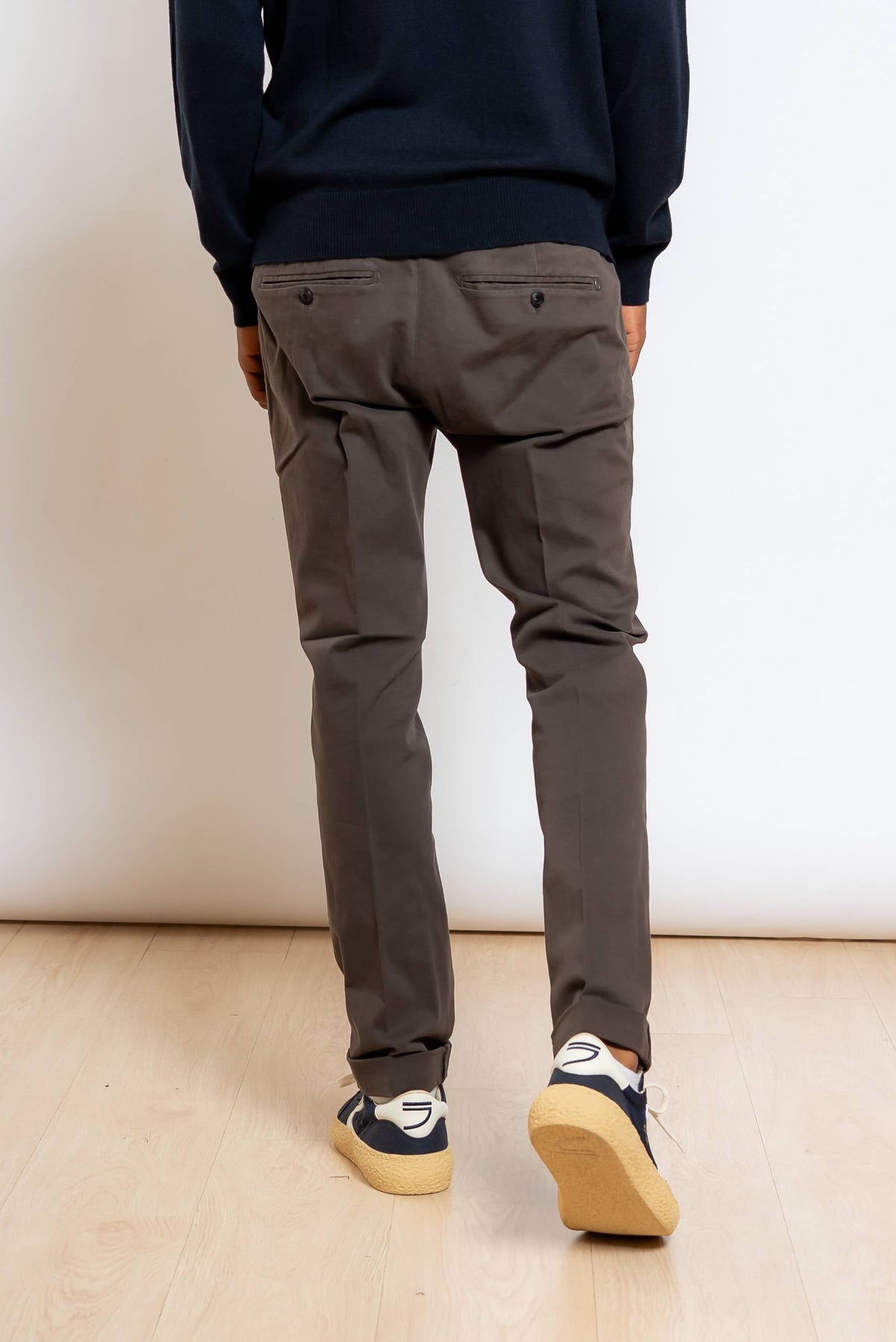 Pantalone Gaubert Chino in Cotone Marrone