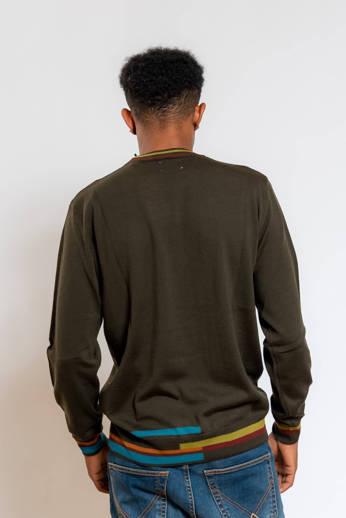 Maglia Bennet a Girocollo Verde
