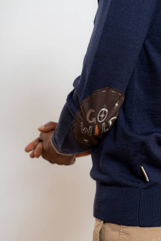 Maglia Elliot con Toppe Blu