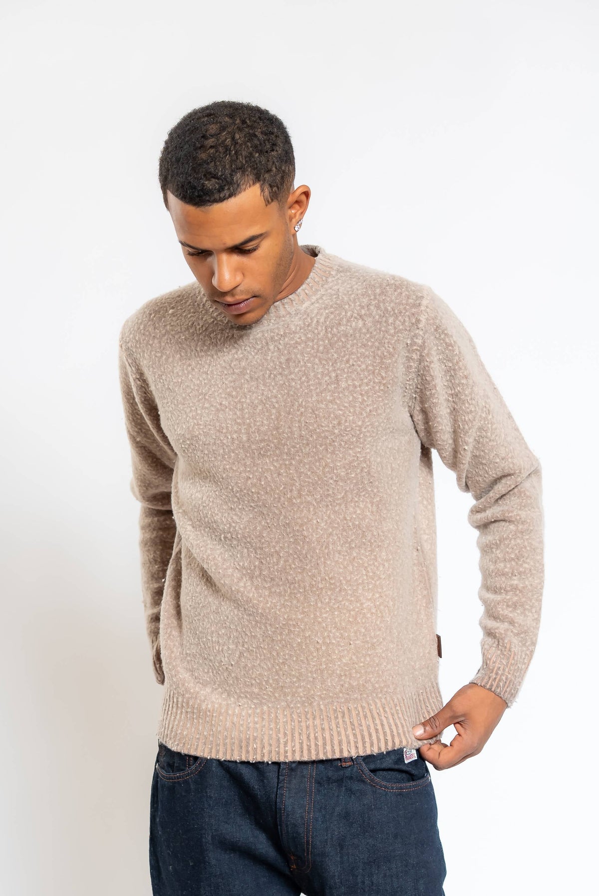 Maglione Arnold Tinto in Capo Marrone