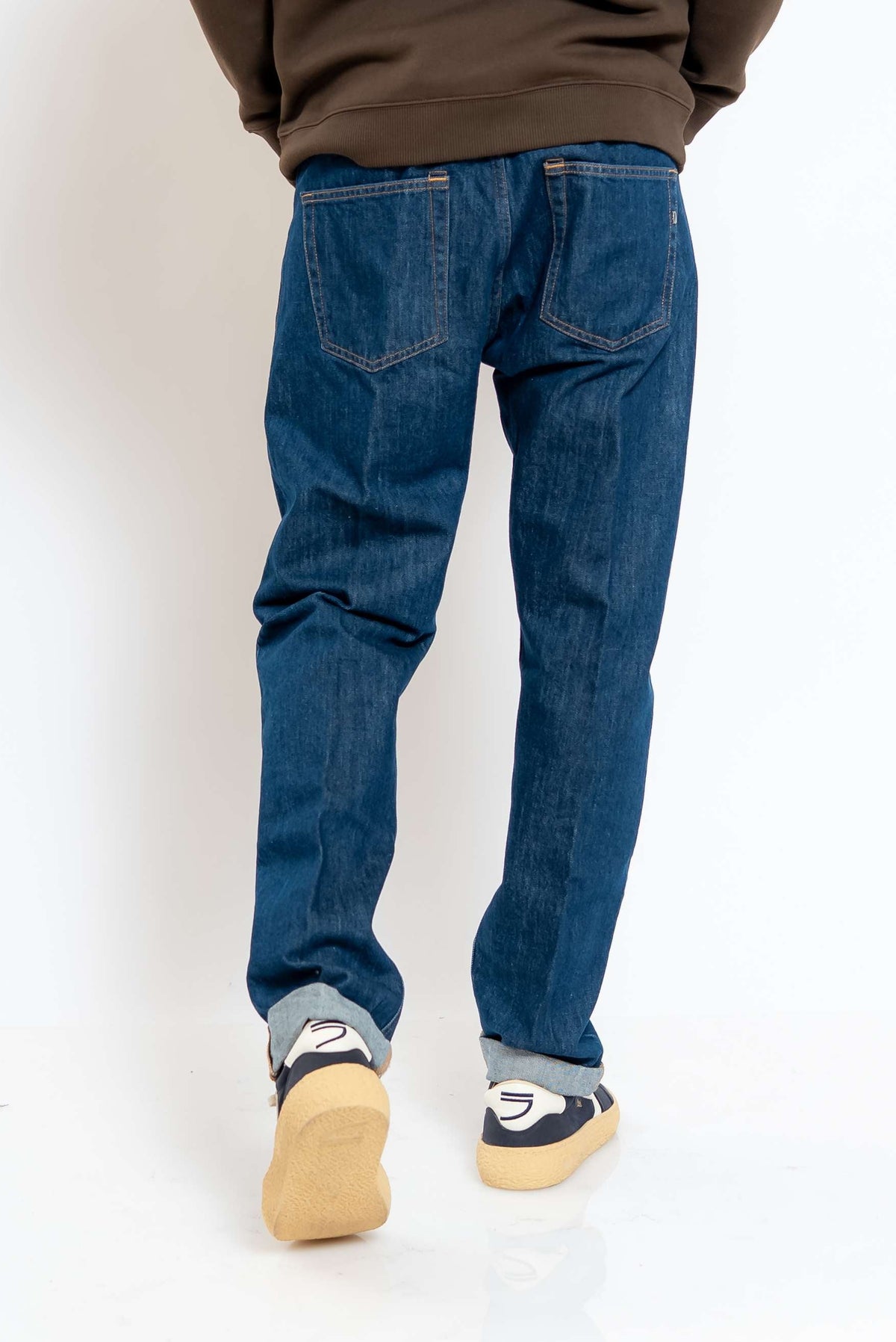 Jeans Icon Relax in Denim Fisso Blu
