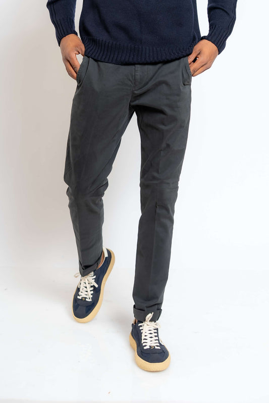 Pantalone Gaubert Chino in Cotone Grigio