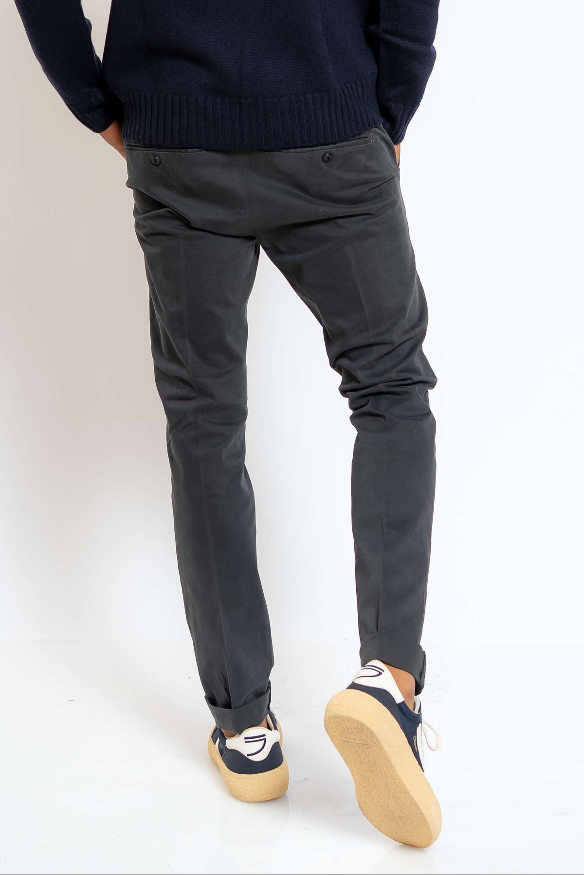 Pantalone Gaubert Chino in Cotone Grigio