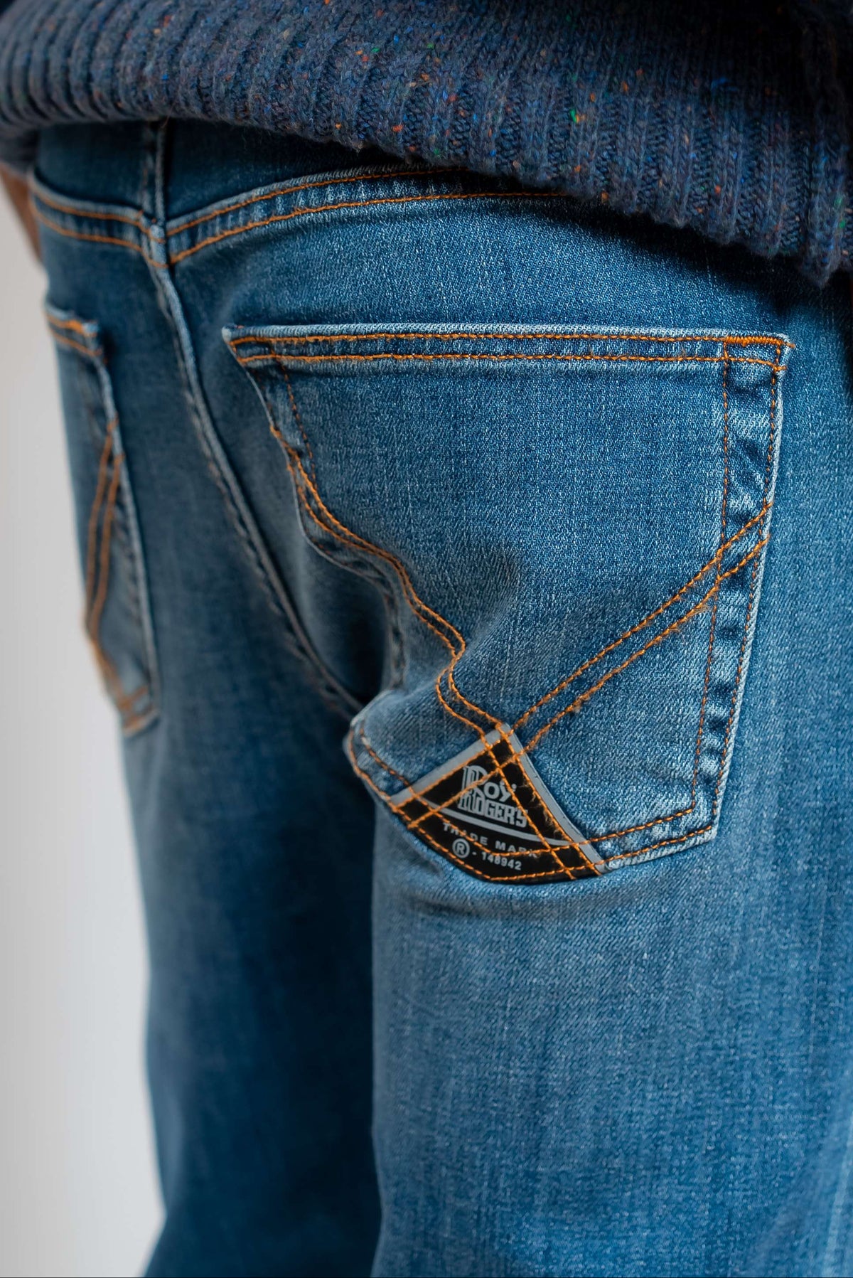 Jeans 517 Man Leland Blu Medio
