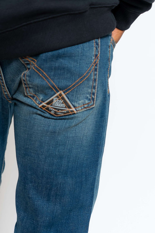 Jeans 517Man Carlin Blu Medio Scuro