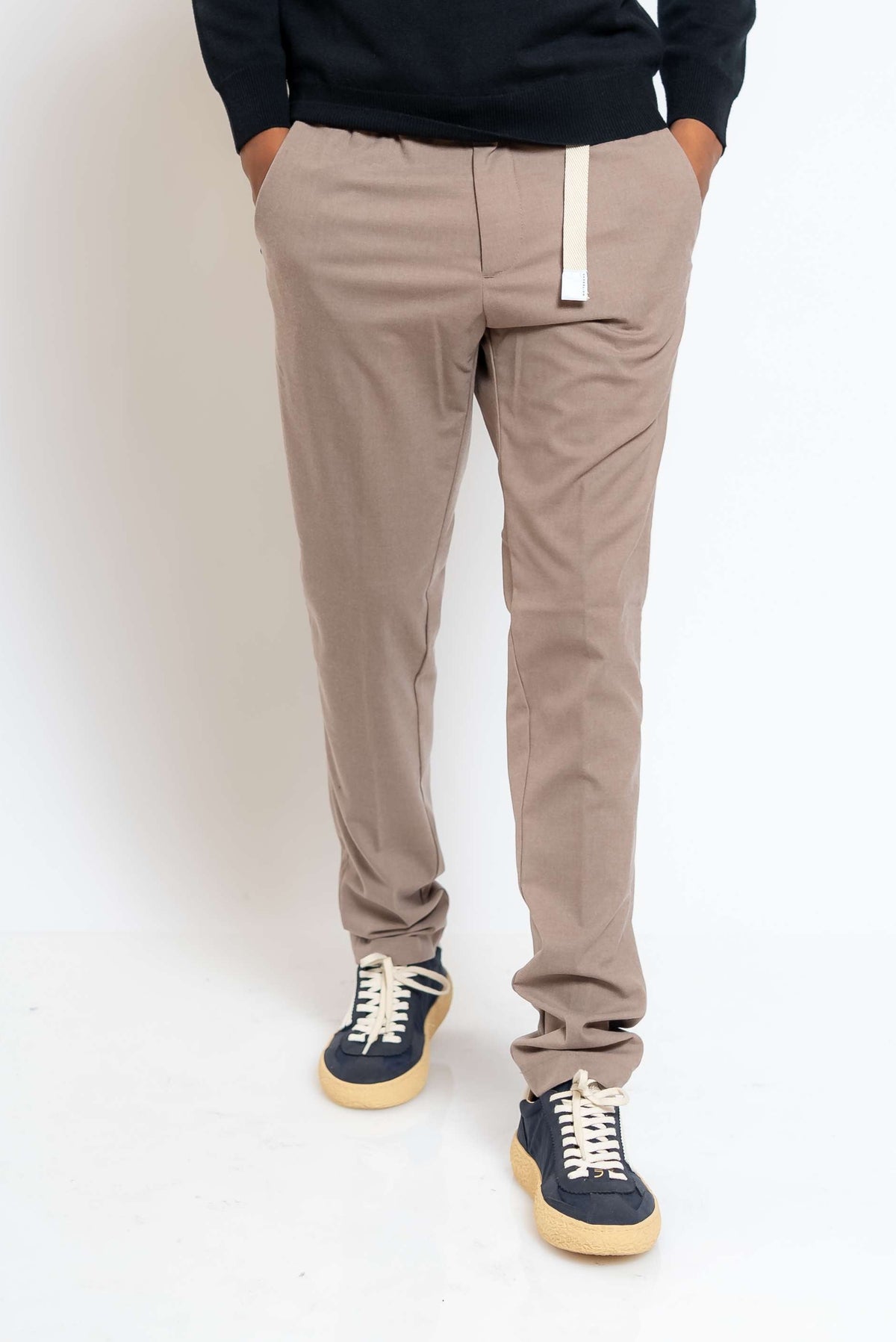 Pantalone Robert Effetto Lana Beige