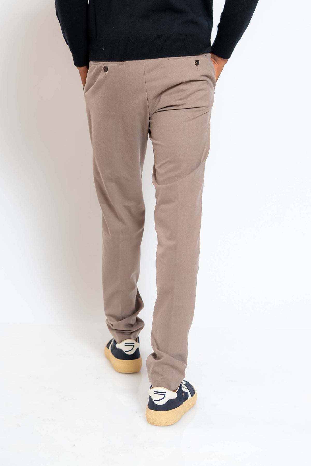 Pantalone Robert Effetto Lana Beige