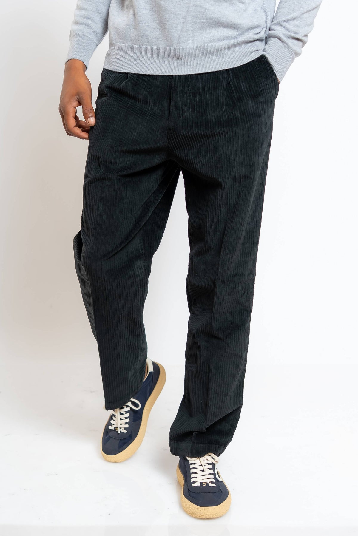 Pantalone Sartoriale in Velluto Nero