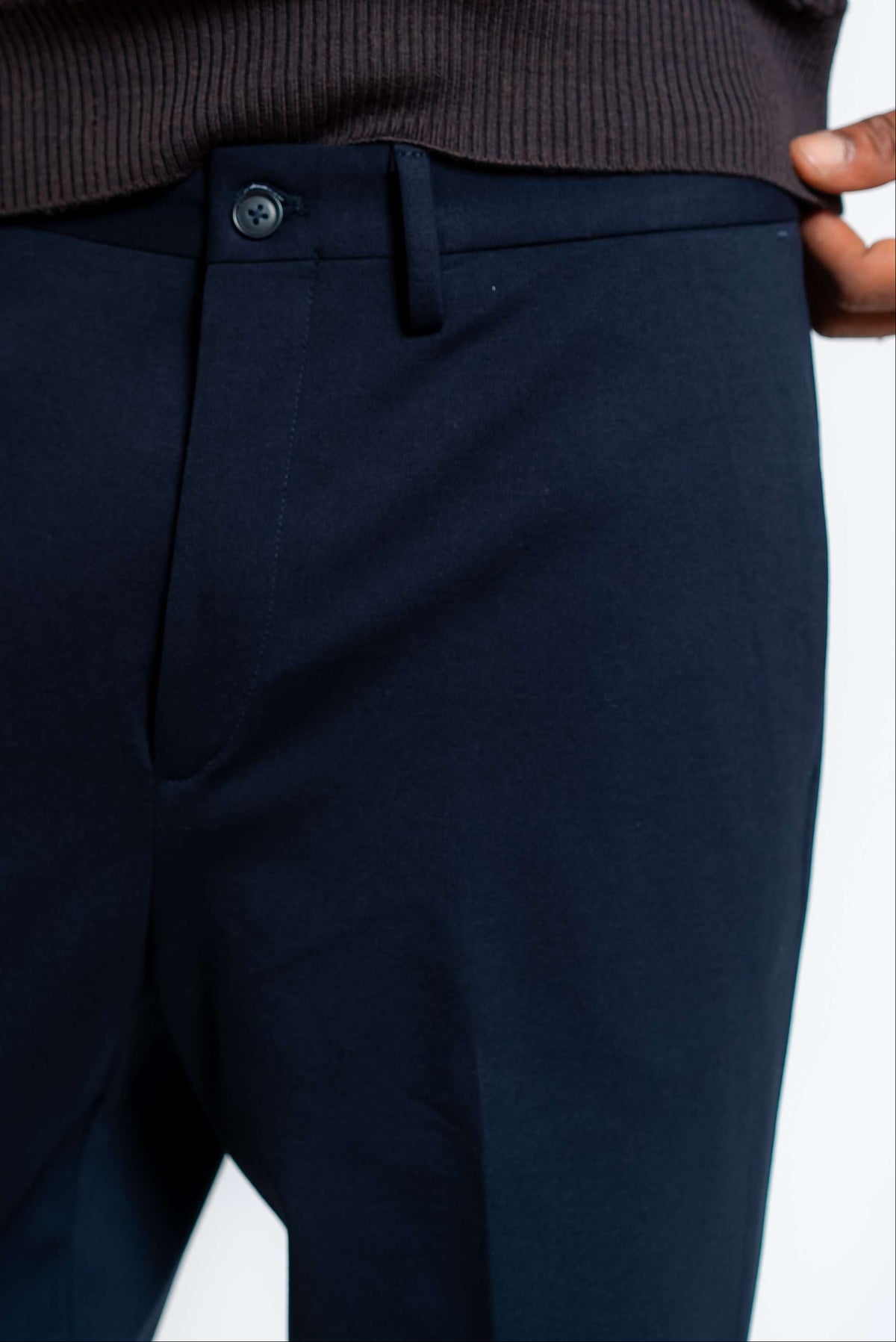 Pantalone Sartoriale Loose Fit Blu