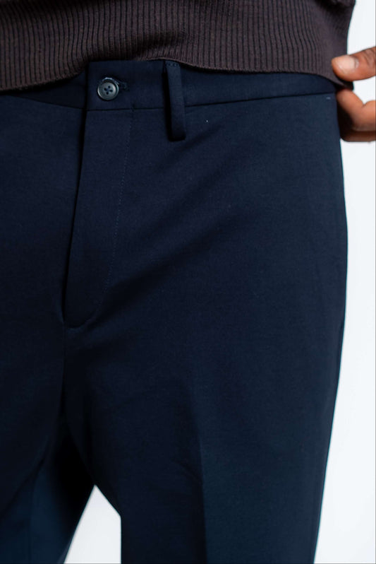 Pantalone Sartoriale Loose Fit Blu