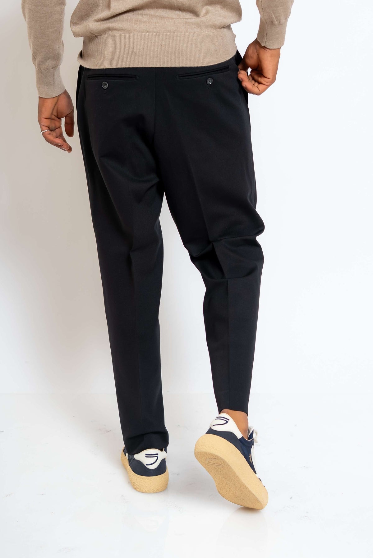 Pantalone Sartoriale Loose Fit Nero