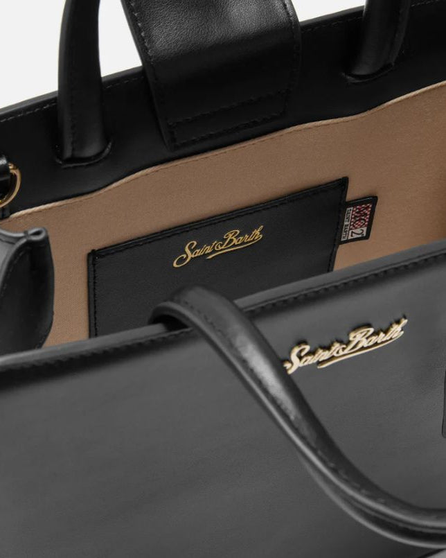 Borsa Vanity Mini in Pelle Nera