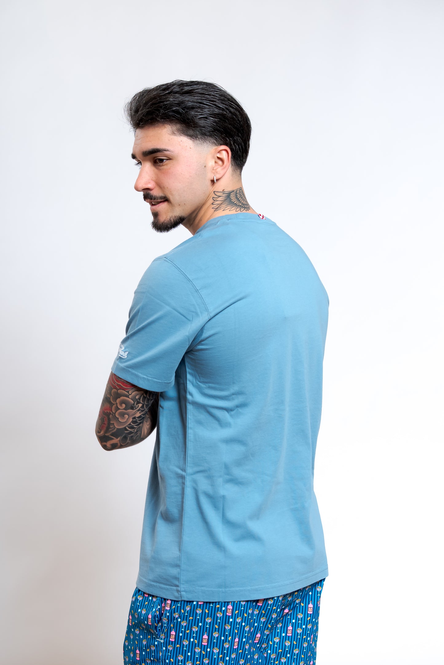 T-shirt Need Gin Class Azzurra