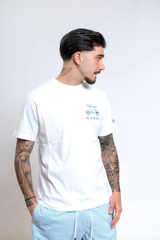 T-shirt Italians do it Better Bianca
