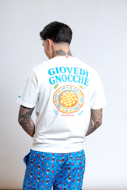T-shirt Giovedì Gnocche Bianca