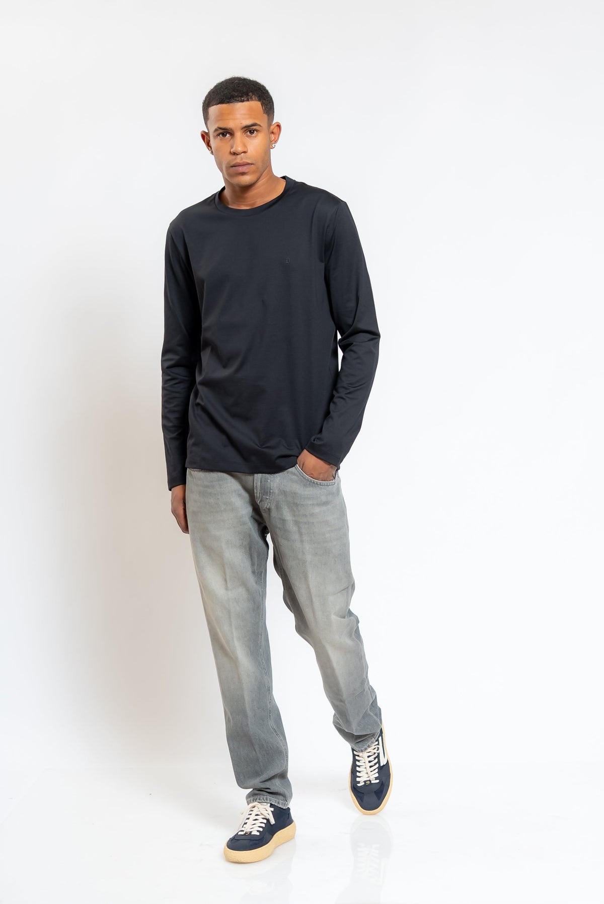 Jeans Dian Nero Carrot Slim Fit