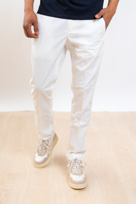 Pantalone Gaubert in Cotone Bianco