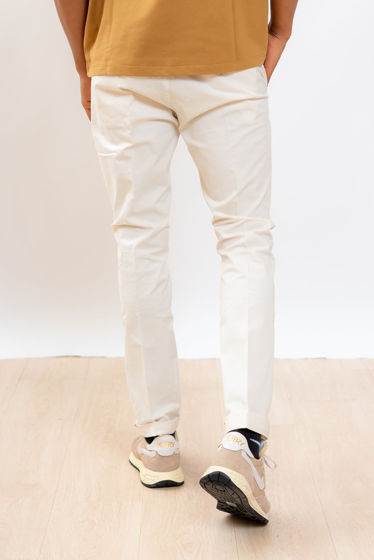 Pantaloni Gaubert in Cotone Panna