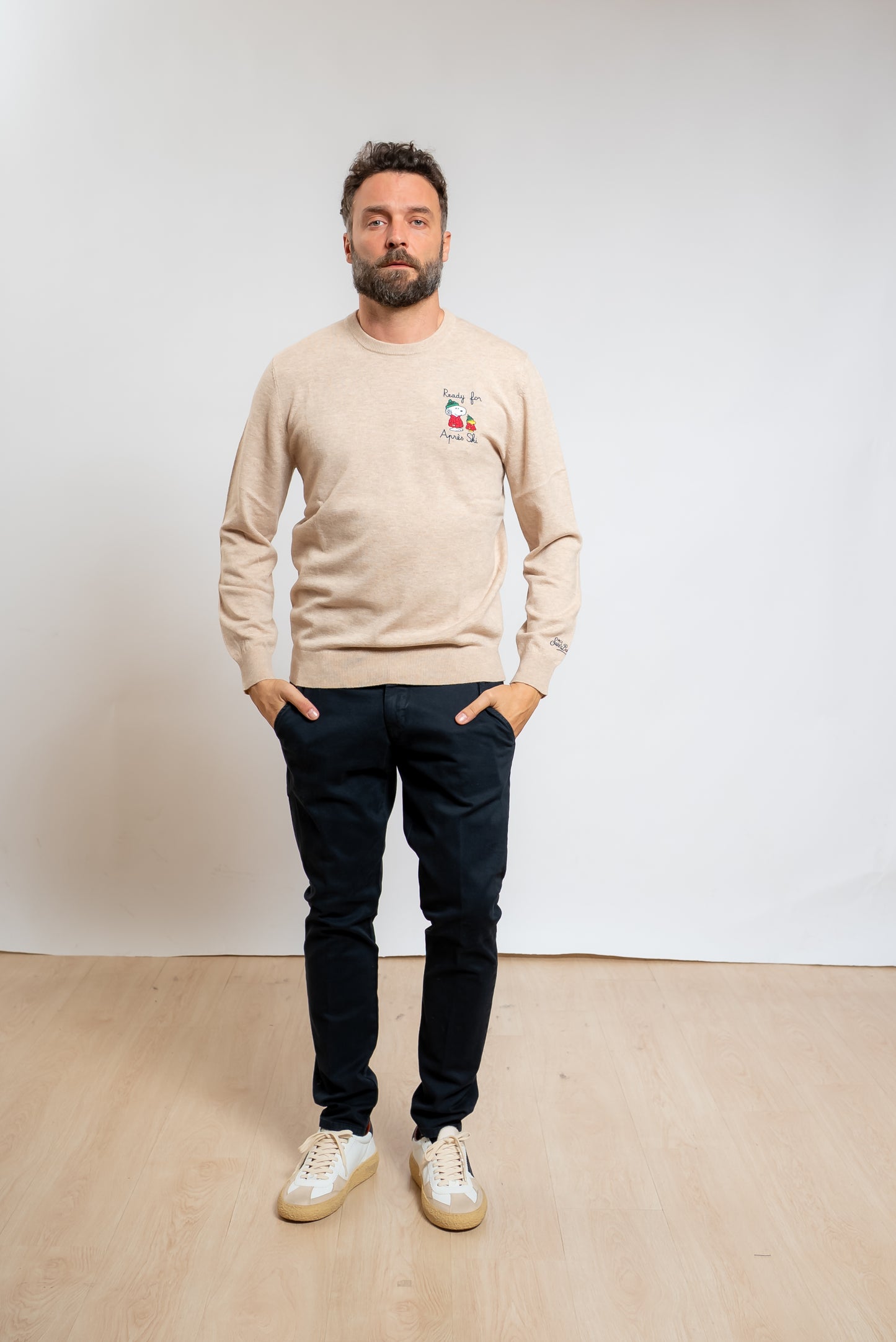 Pantalone Blu Scuro New Rolf In Gabardina