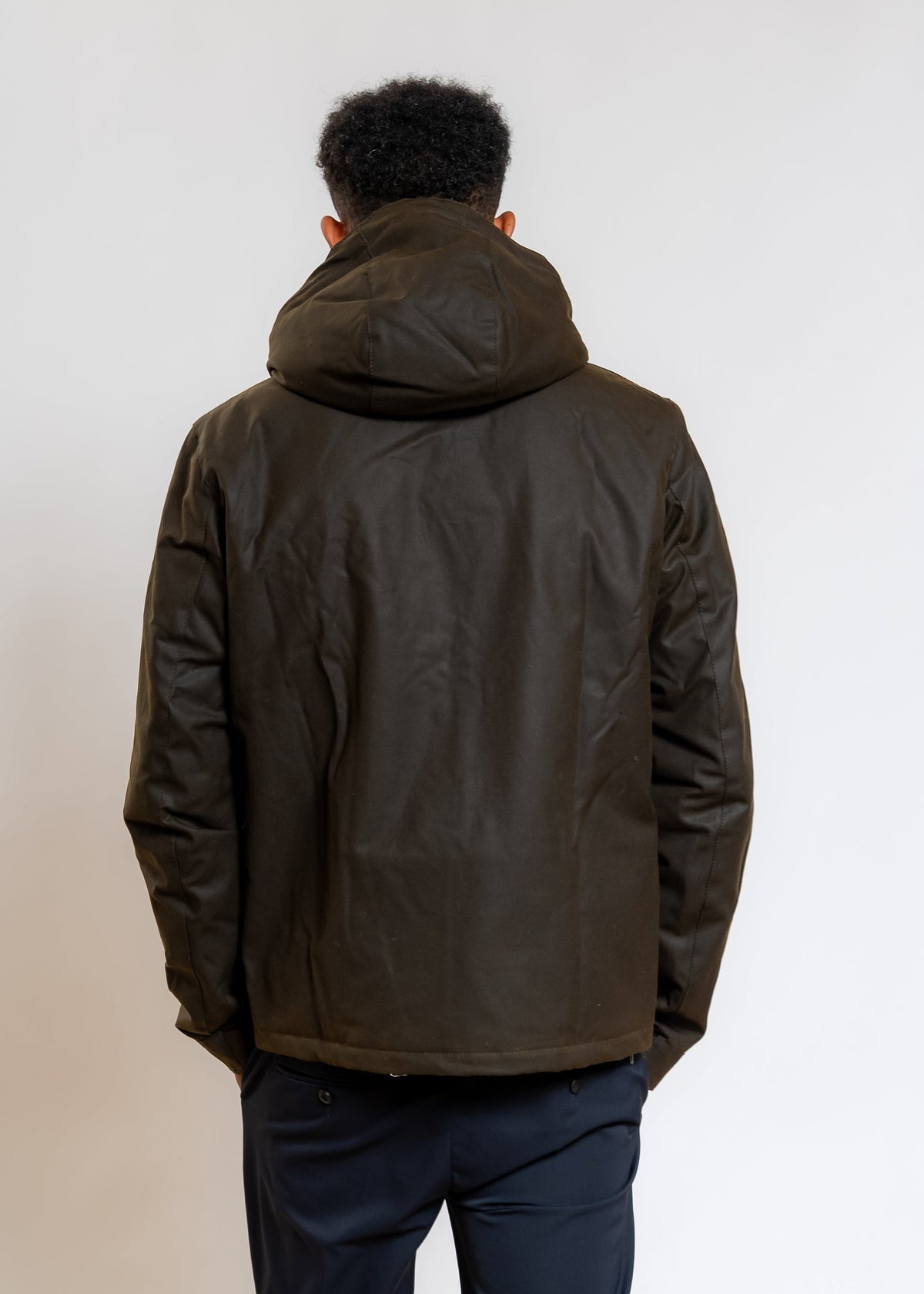 Giacca Verdone Kevlar Wax Cerata