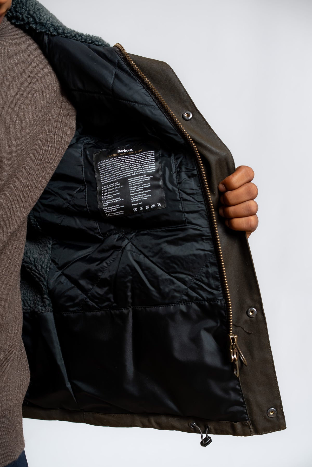 Giacca Verdone Kevlar Wax Cerata